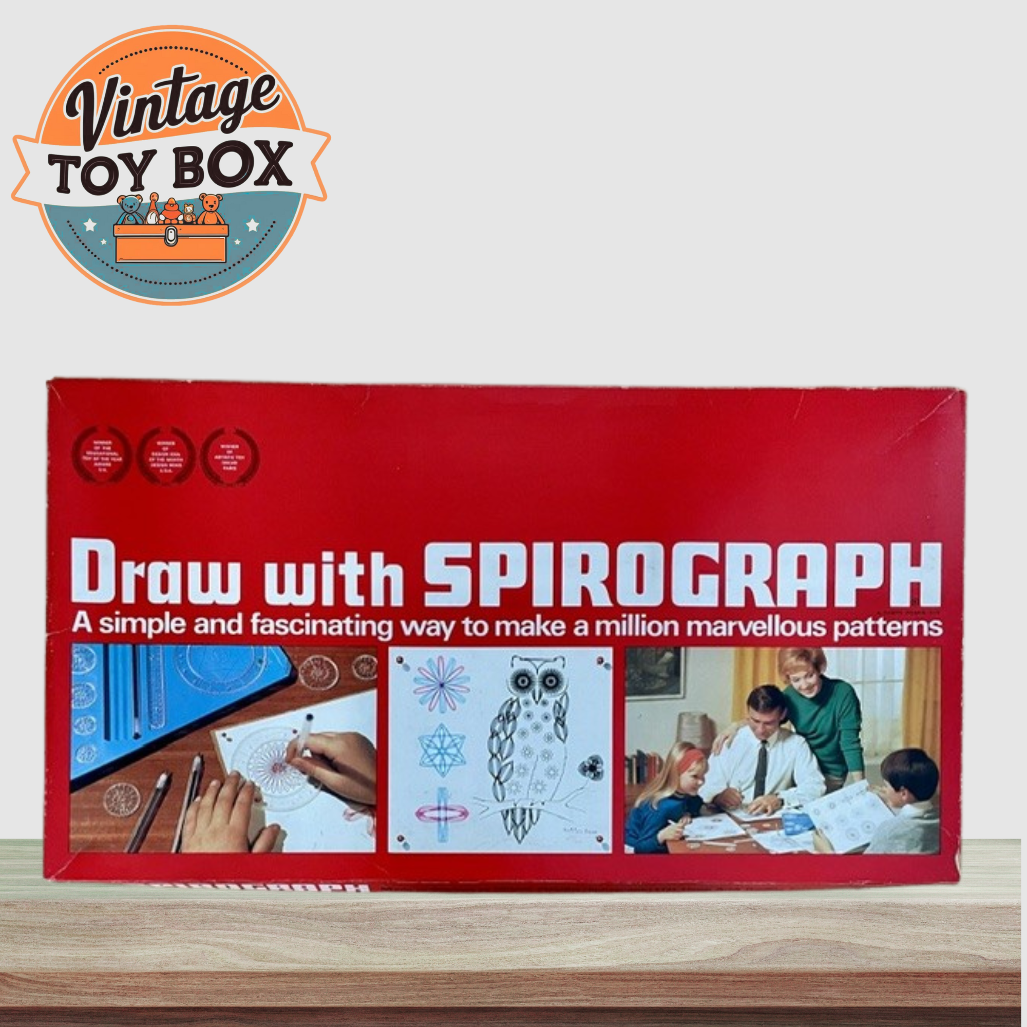 Draw with Spirograph Set - Denys Fishers 1967