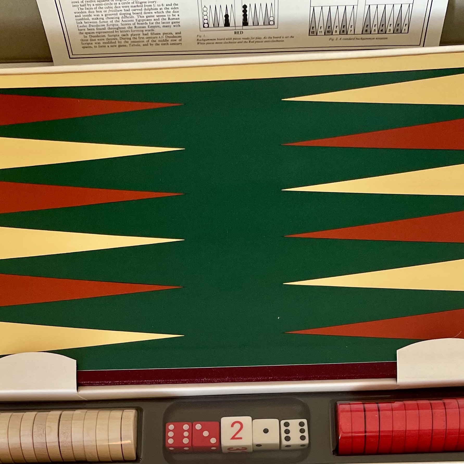 Backgammon Board Game - Michael Stanfield 1970s