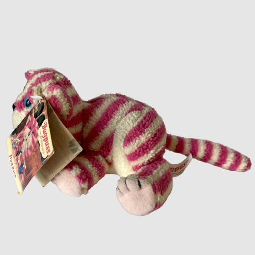 Vintage BagPuss Cat Plush Beanie Soft Toy - Golden Bear 1999