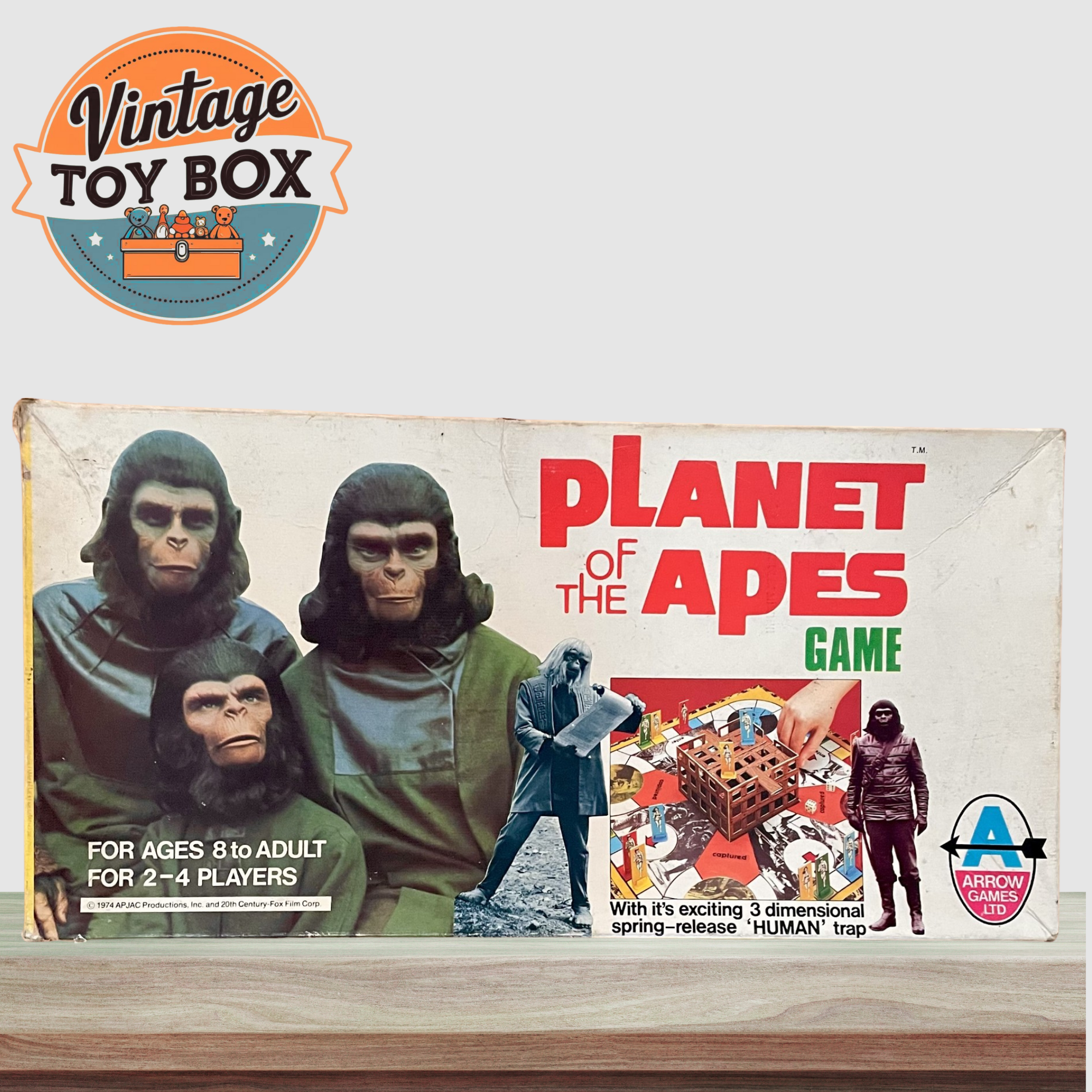 Planet of the Apes Board Game - Arrow 1974