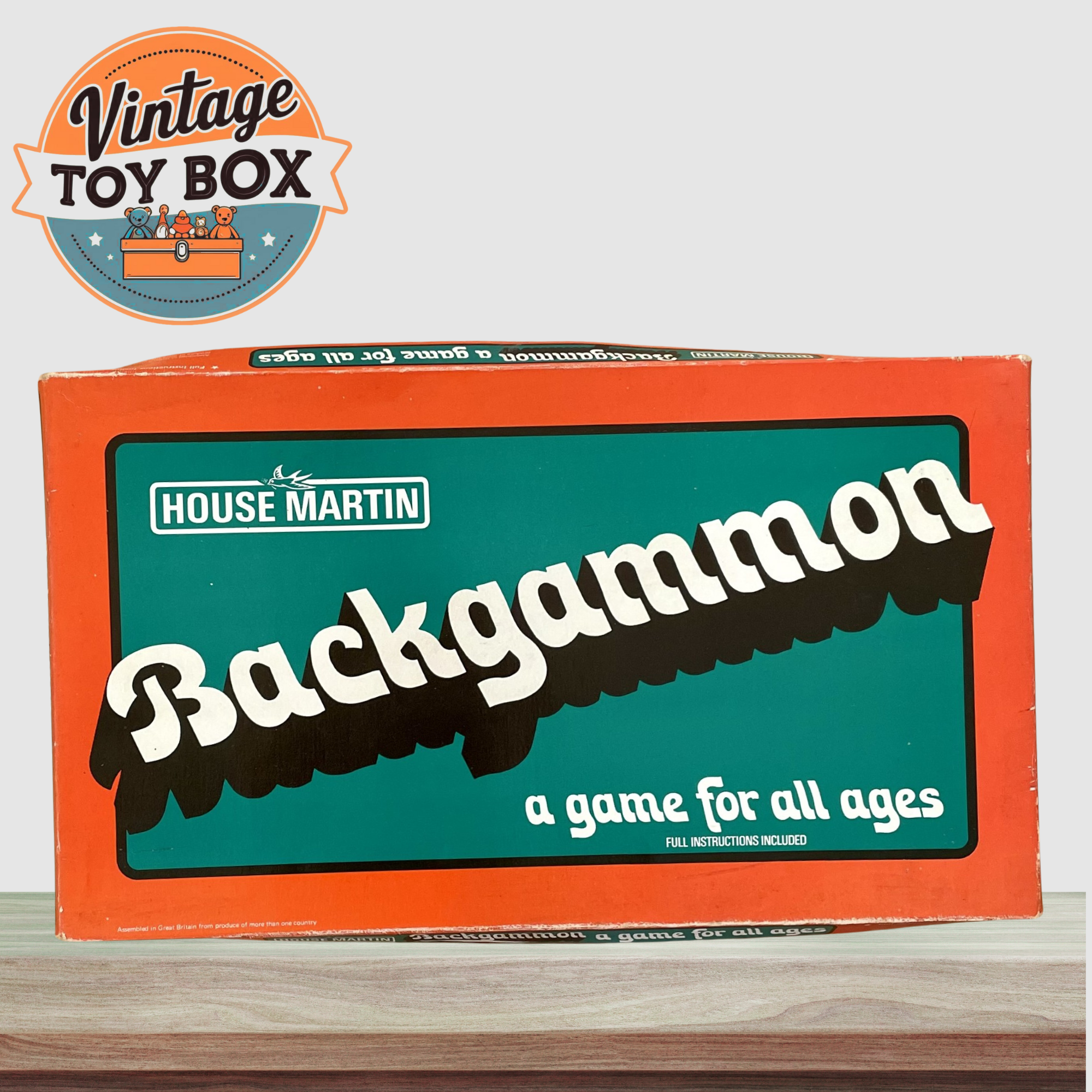 Vintage Backgammon - House Martin 1970s