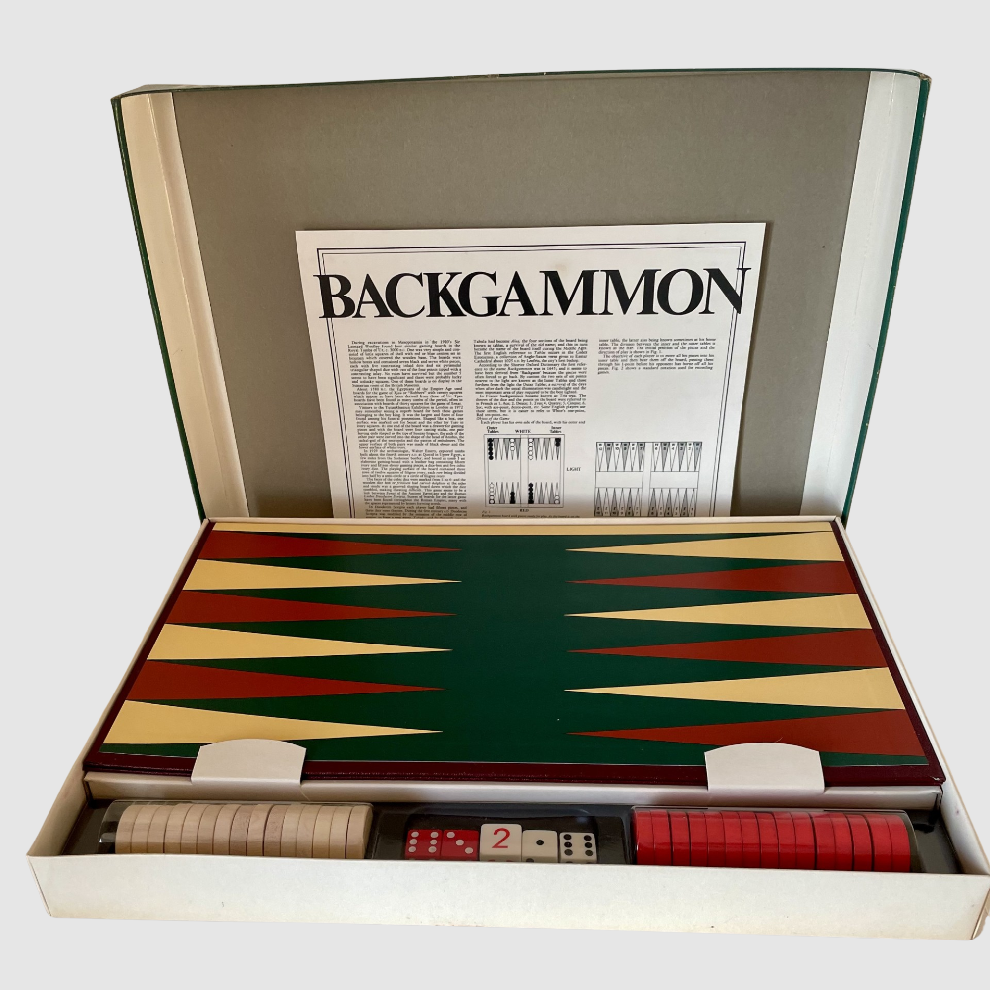 Backgammon Board Game - Michael Stanfield 1970s