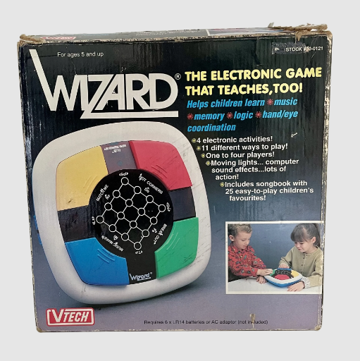 Vintage Wizard Electronic Game - Vtech 1987