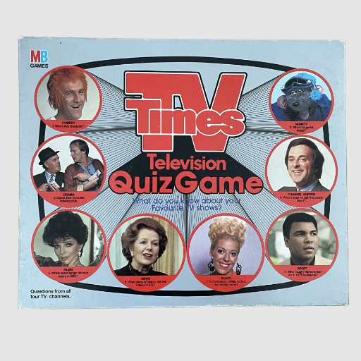 TV Times Television Quiz Game - Milton Bradley 1985