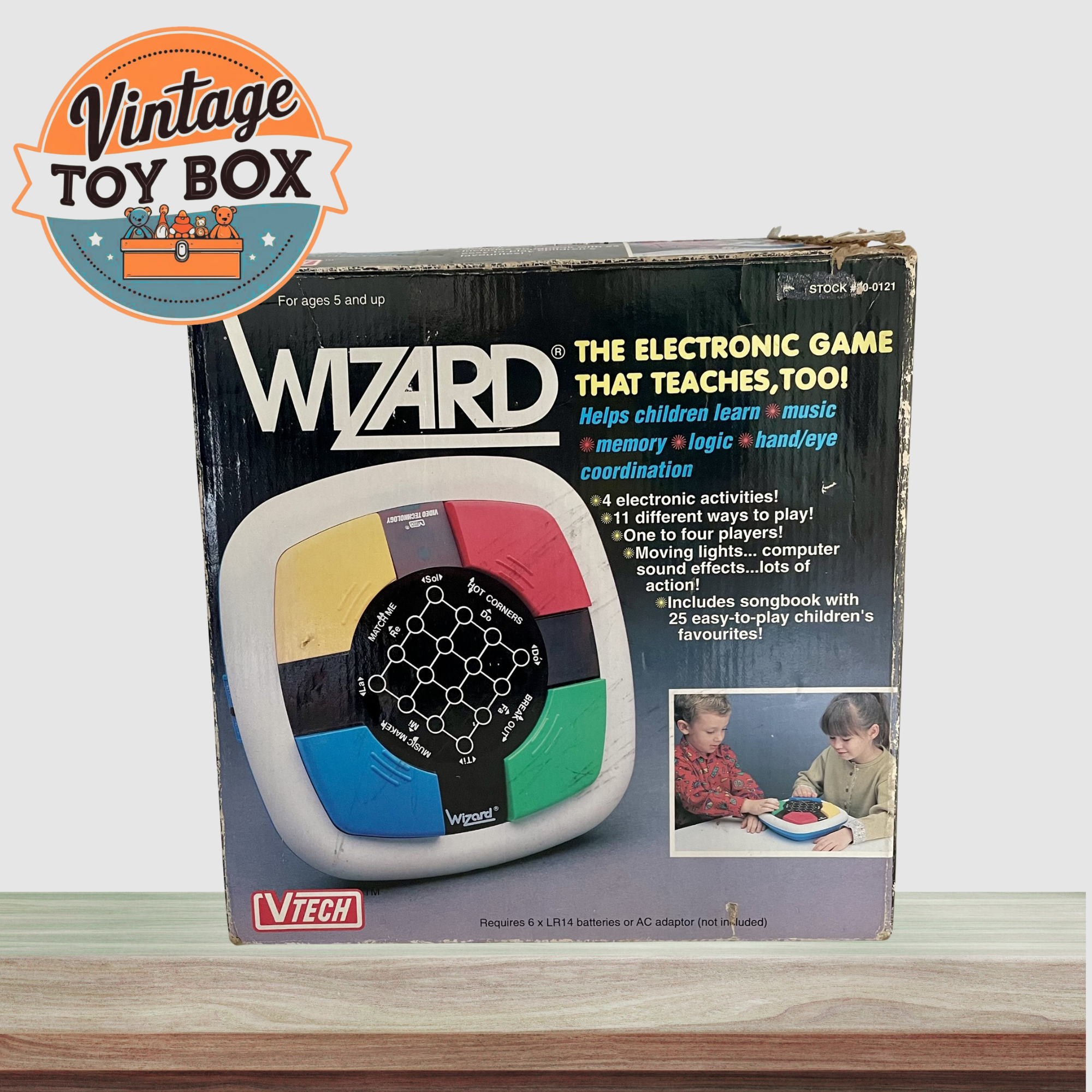 Vintage Wizard Electronic Game - Vtech 1987