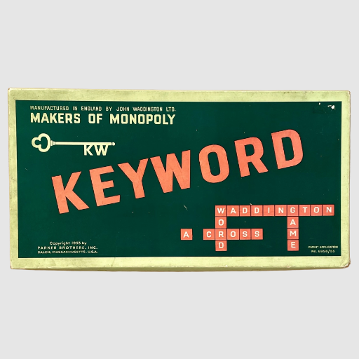 Keyword Board Game - Waddingtons 1953