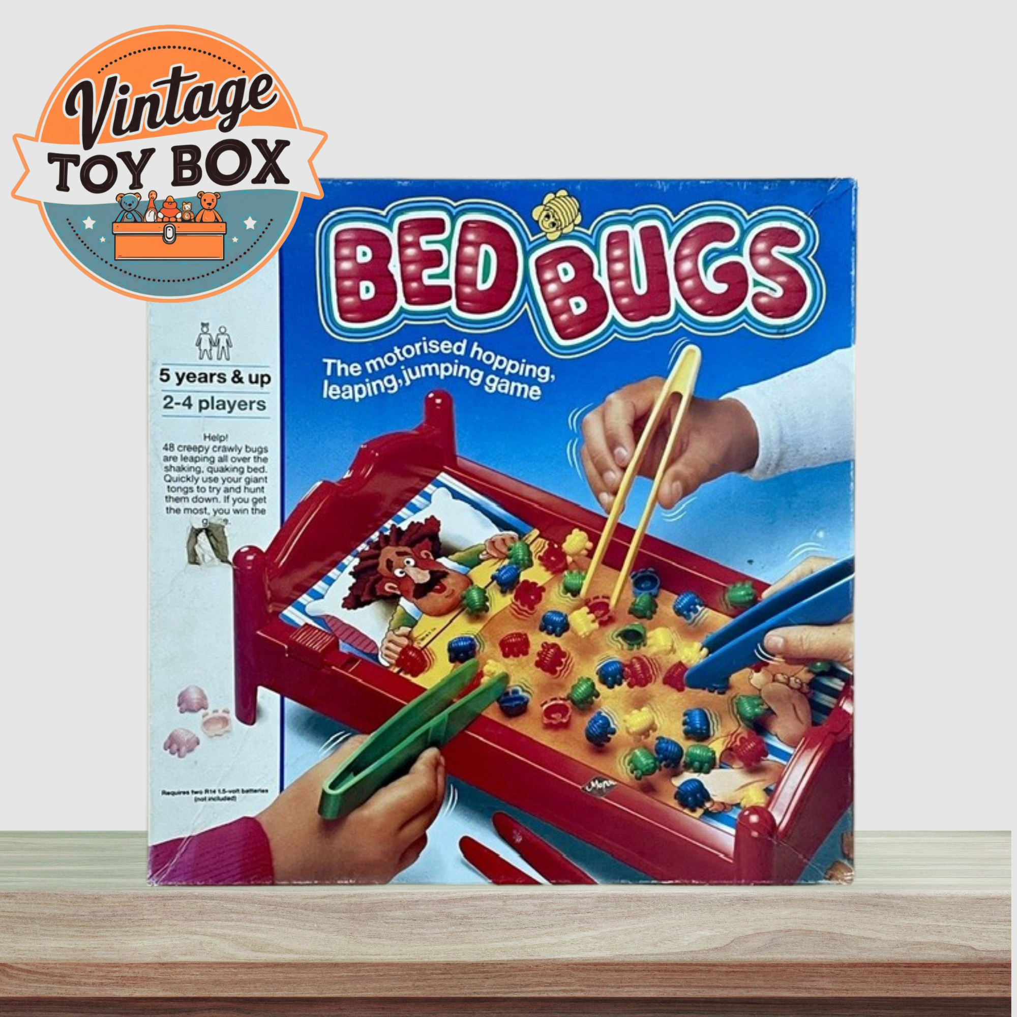 Bed Bugs Board Game - MB Milton Bradley 1985