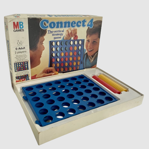 Vintage Connect 4 Board Game - MB Games 1984