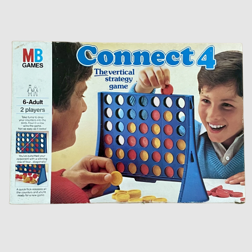 Vintage Connect 4 Board Game - MB Games 1984