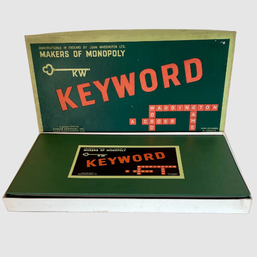 Keyword Board Game - Waddingtons 1953