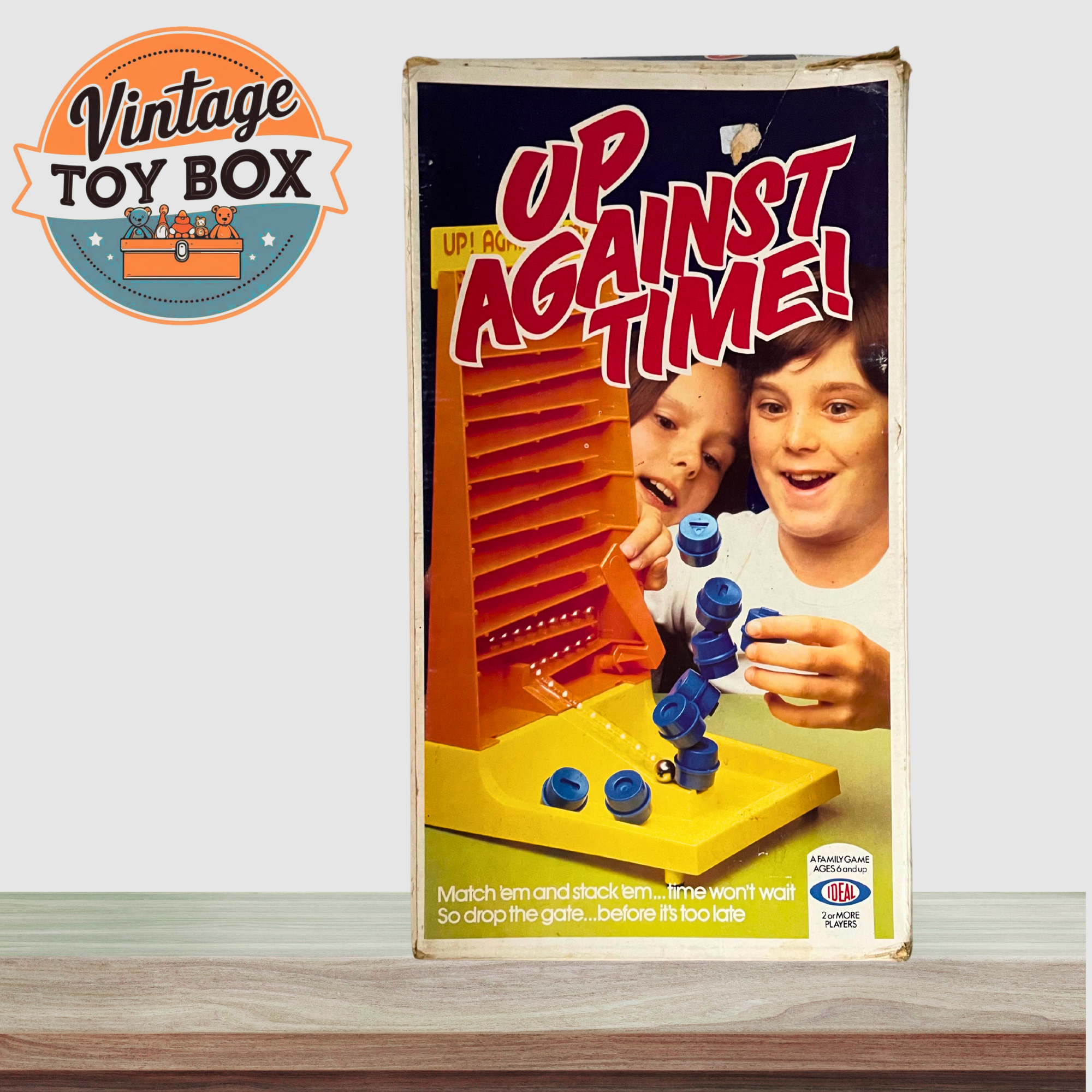 Up Against Time! Board Game - Ideal 1981