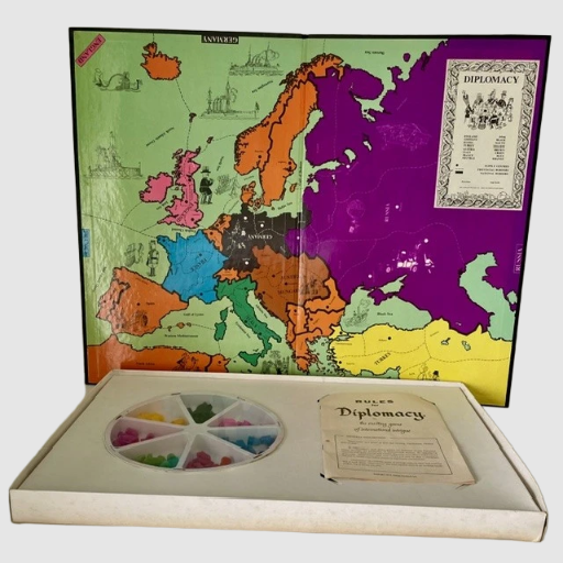 Diplomacy Board Game - Games Research Inc. 1971 Sealed