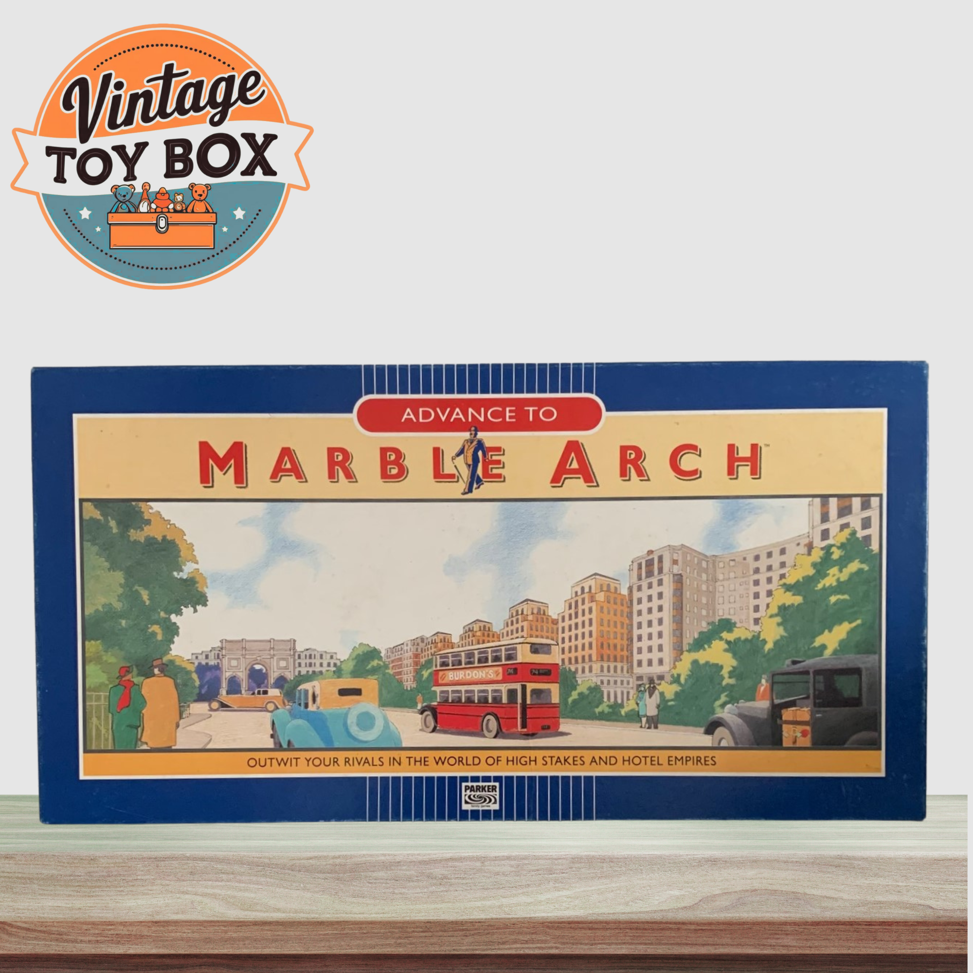 Advance to Marble Arch Board Game By Parker 1985