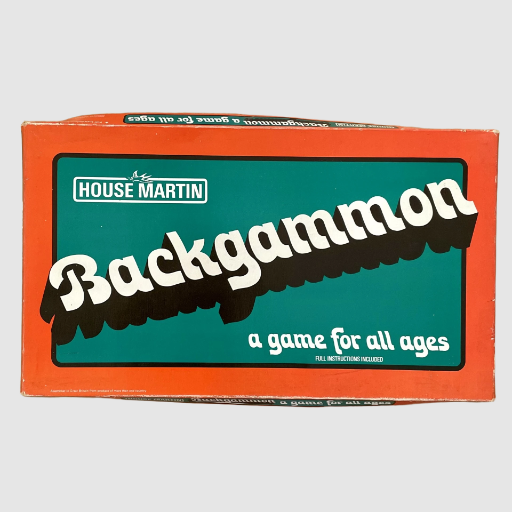 Vintage Backgammon - House Martin 1970s