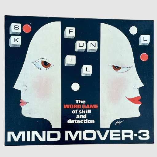 Vintage Mind Mover-3 Word Game 1974