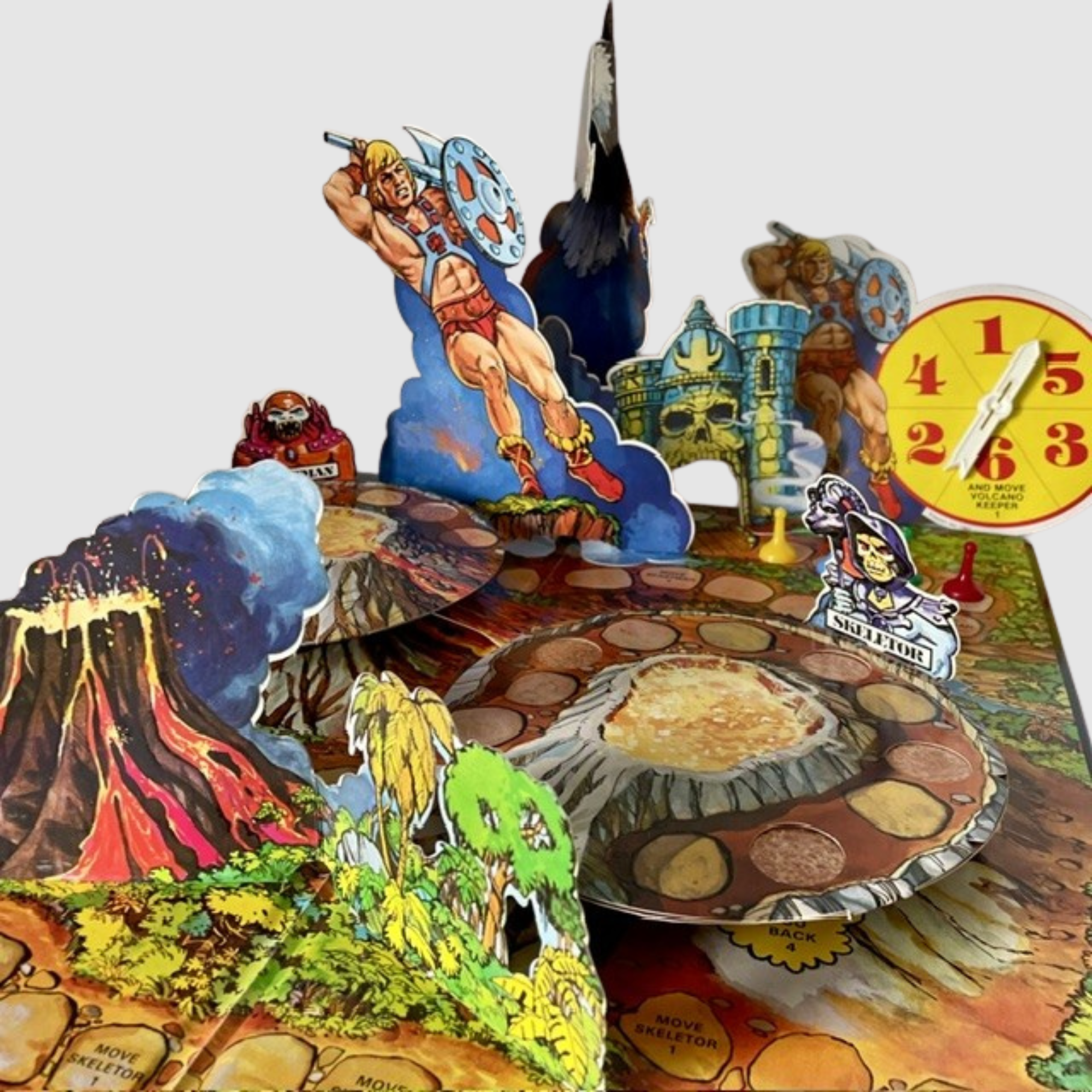 Masters of the Universe Pop-Up and Play Board Game 1982