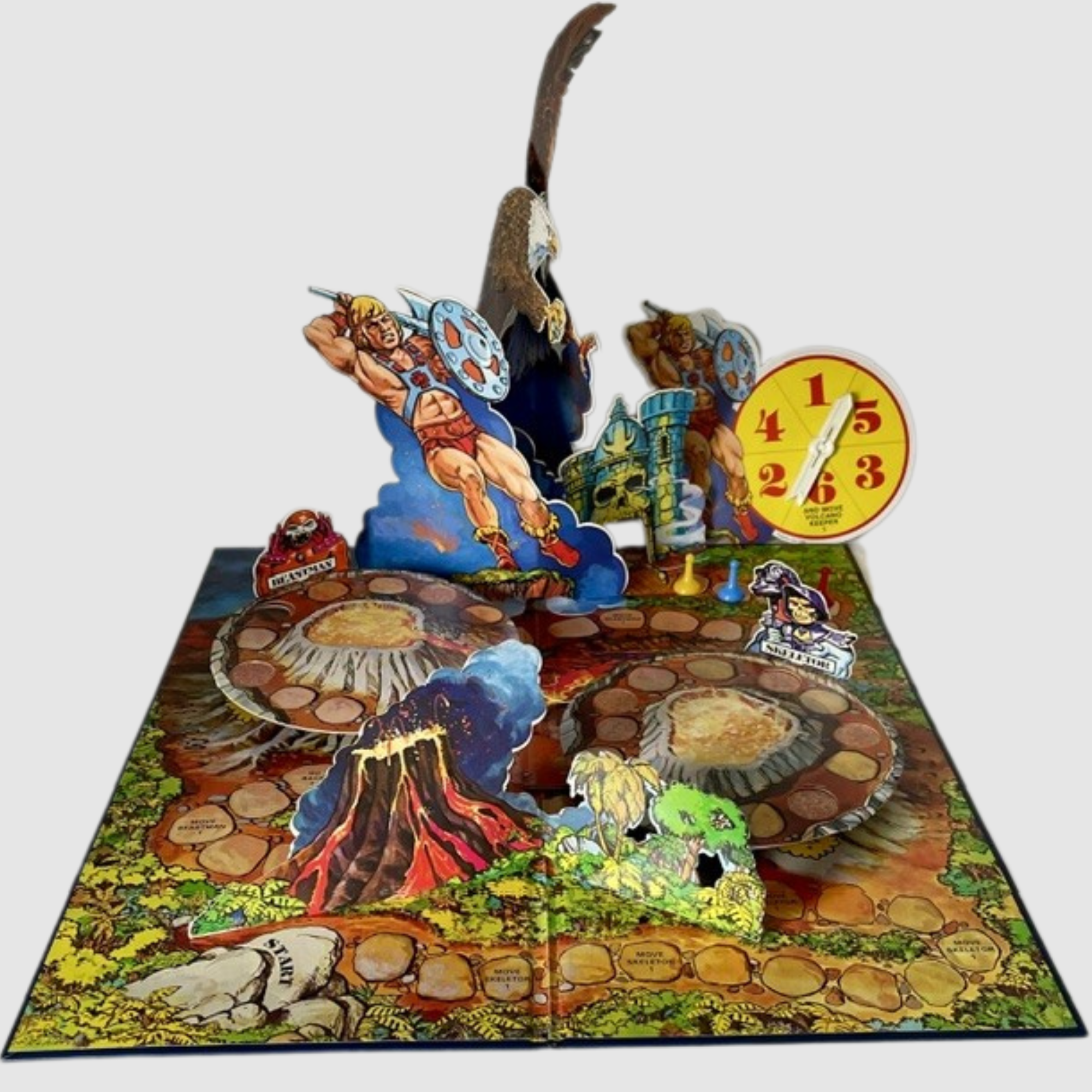 Masters of the Universe Pop-Up and Play Board Game 1982
