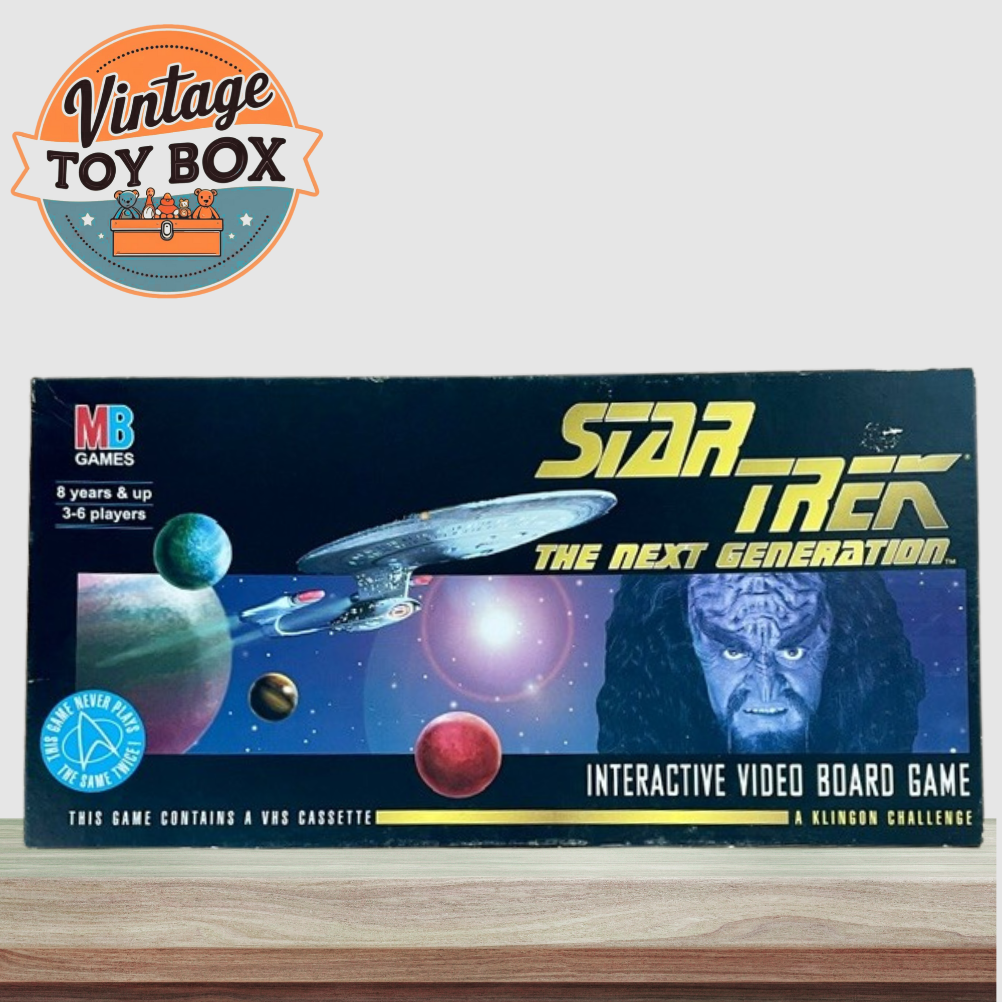 Star Trek: The Next Generation Interactive Video Board Game - MB 1994