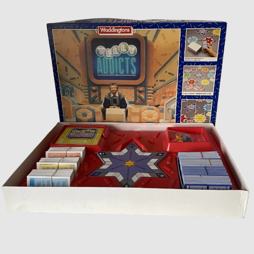 Telly Addicts Board Game - Waddingtons 1989