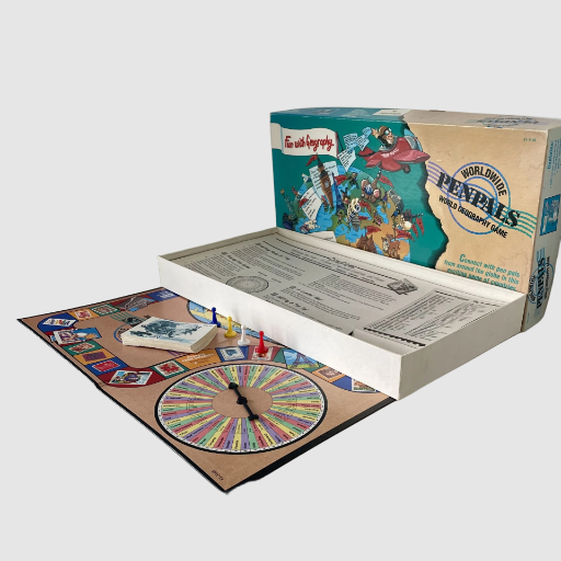 Worldwide Pen Pals Geography Game - Educational Insights 1989