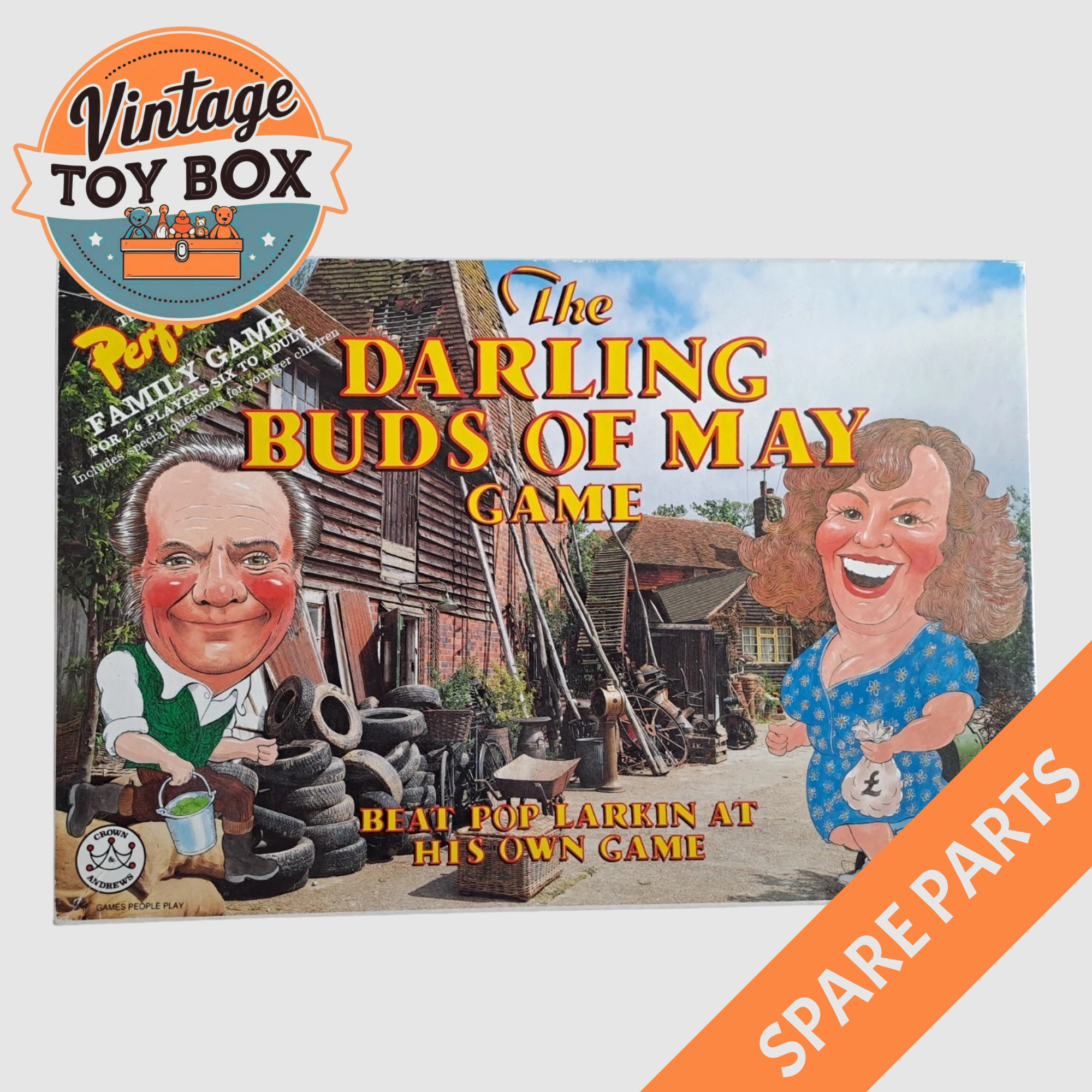 Darling Buds of May Board Game -  Crown Andrews 1991 Spare Parts