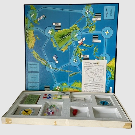 Air Charter Board Game - Waddingtons 1970