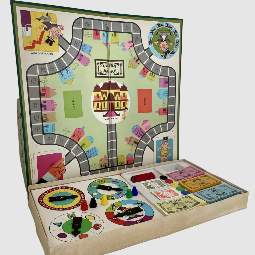Original Go For Broke Board Game - Vic-Toy 1965