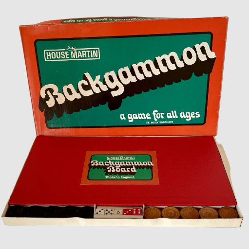 Vintage Backgammon - House Martin 1970s