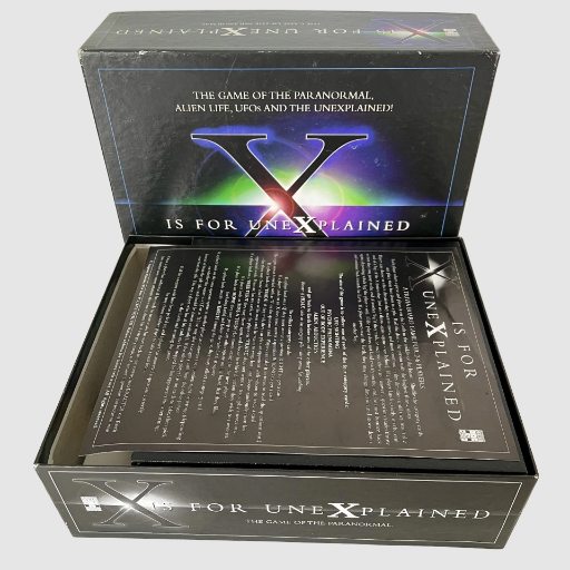 X is for Unexplained Board Game - Lagoon Games 1997