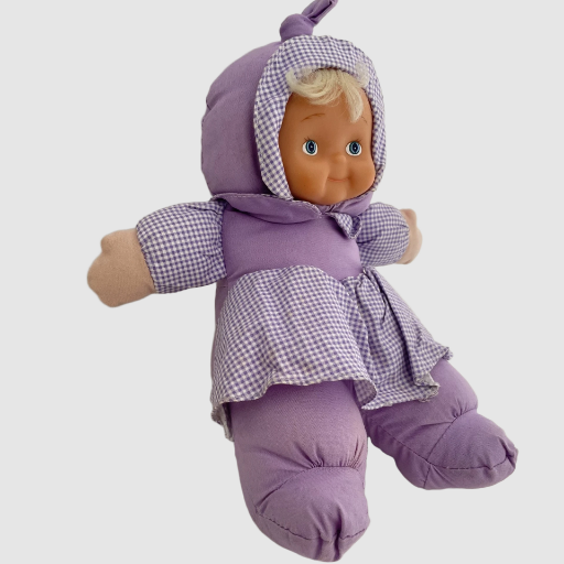 Vintage Soft Bodied Puffalump Type Doll - Telitoy 90s