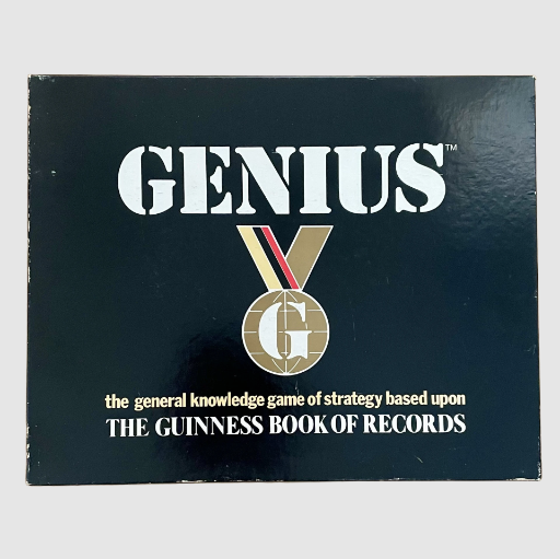 GENIUS The Guinness Book of Records Board Game 1988