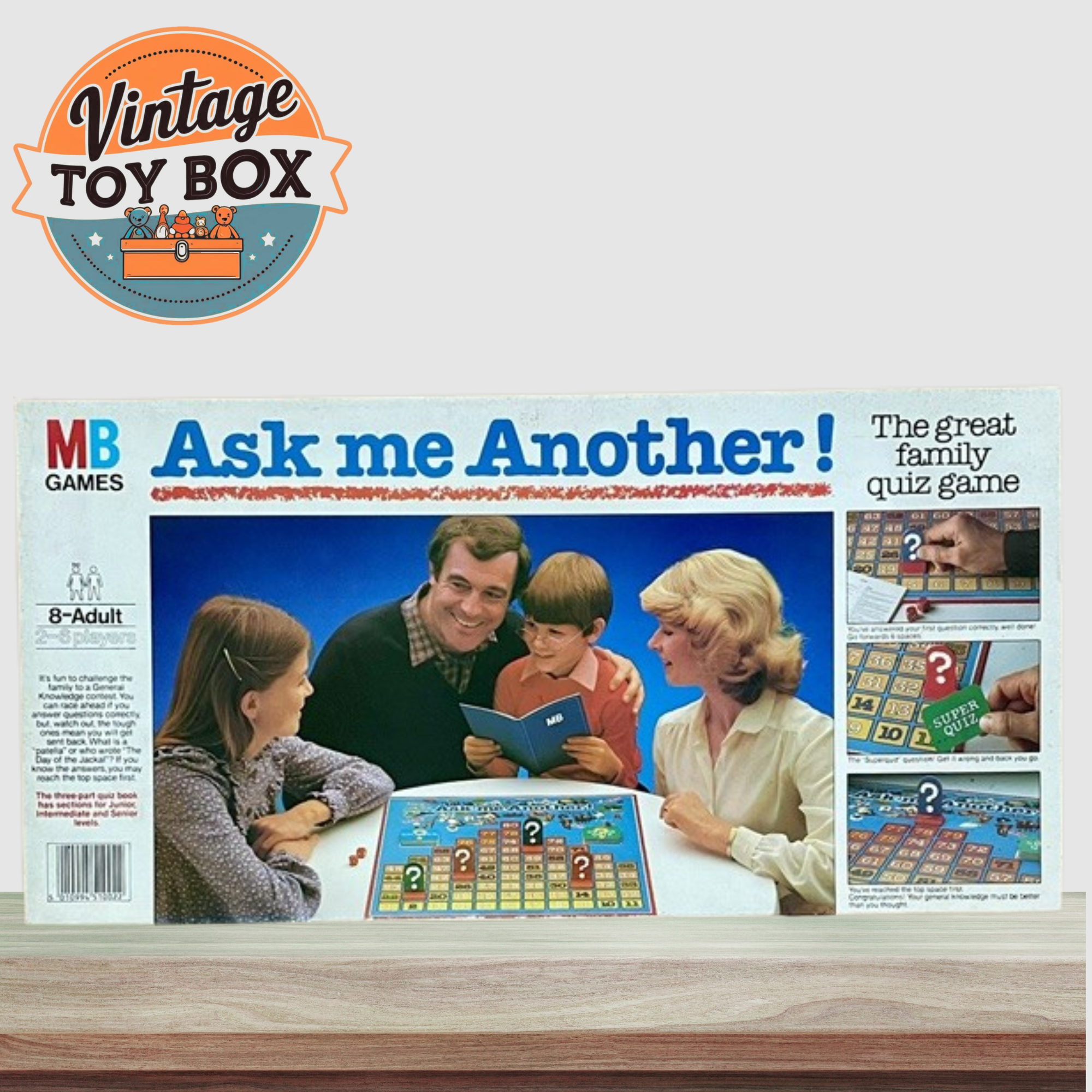 Ask Me Another! Board Game - MB Games 1984