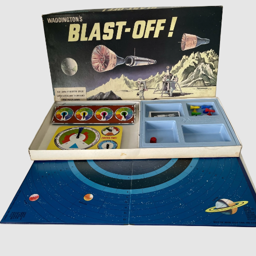 Waddington's Blast-Off! Board Game - Waddingtons 1969