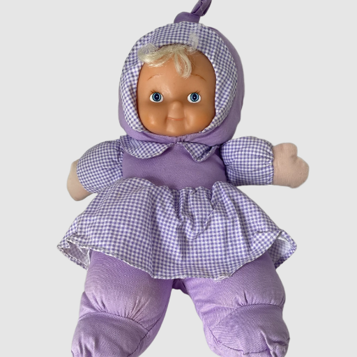 Vintage Soft Bodied Puffalump Type Doll - Telitoy 90s