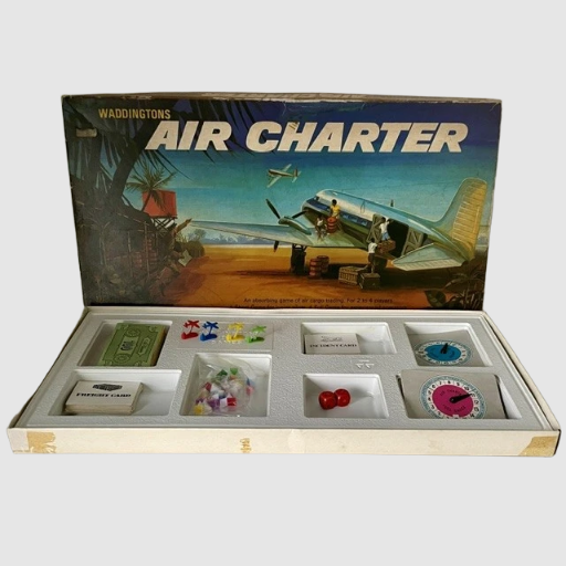 Air Charter Board Game - Waddingtons 1970