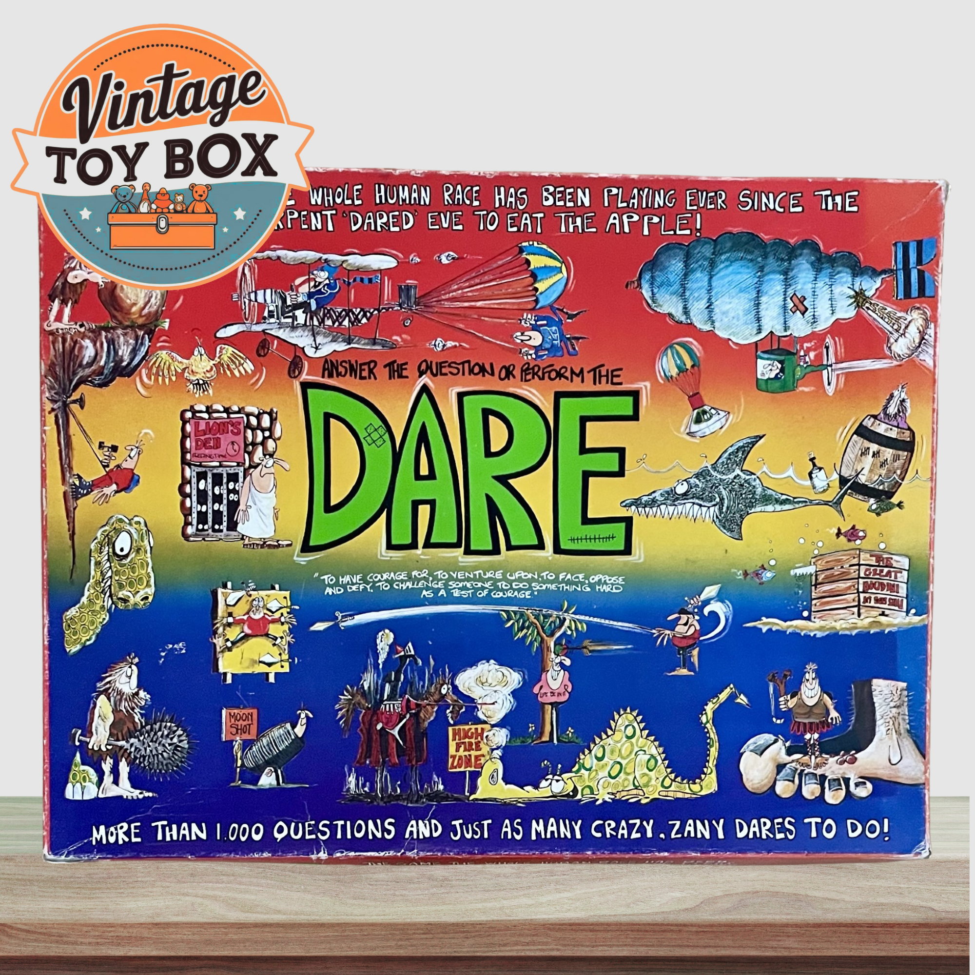 Dare Board Game - Parker 1989