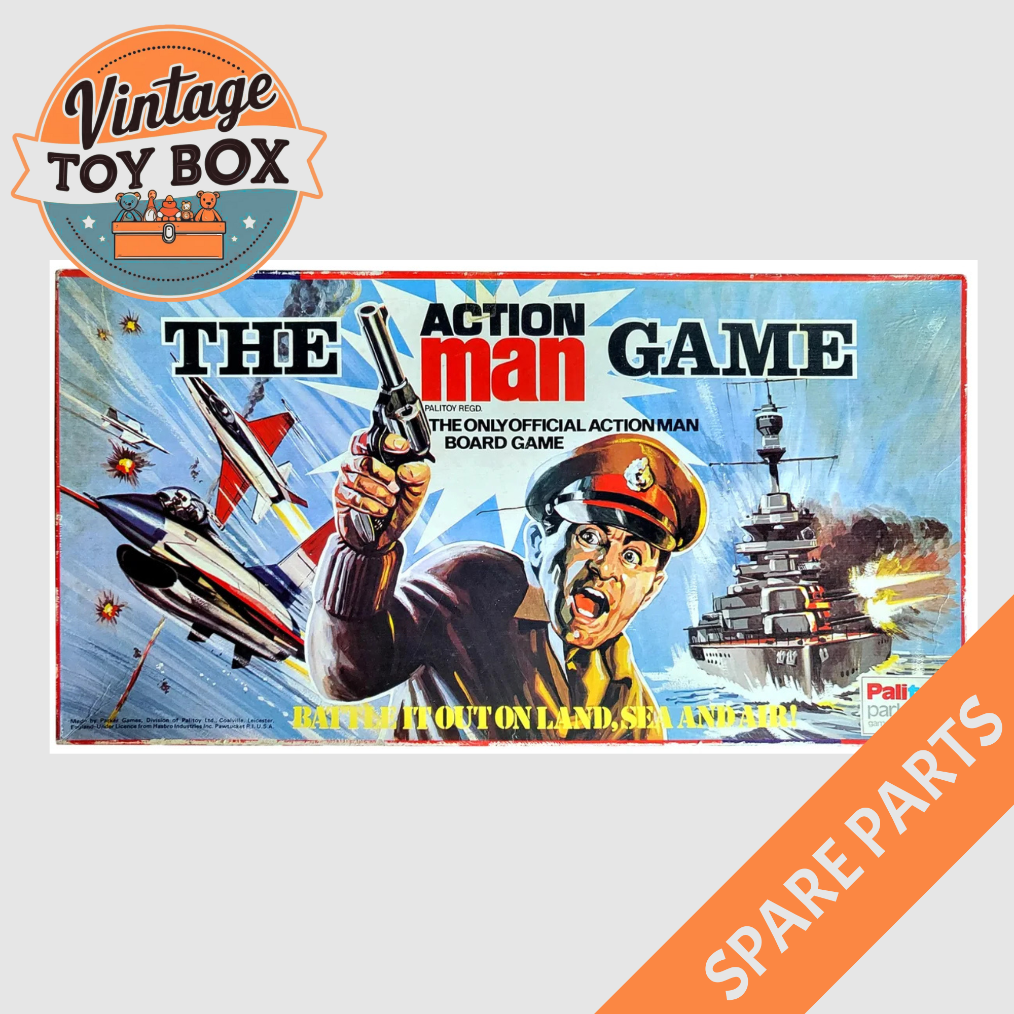 Action Man Board Game - Palitoy Parker 1975 Spare Parts