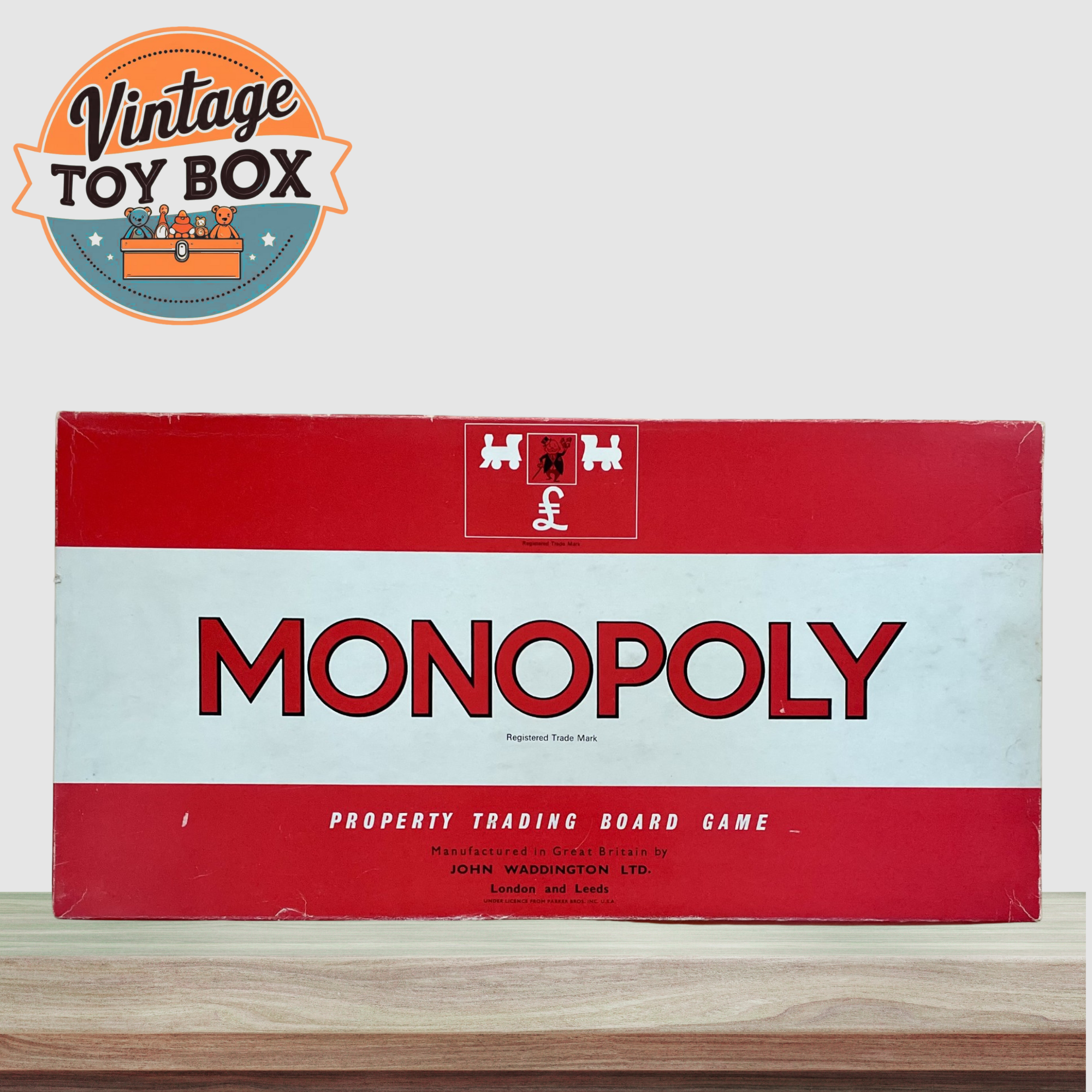 Vintage Monopoly Board Game - Waddingtons 1972