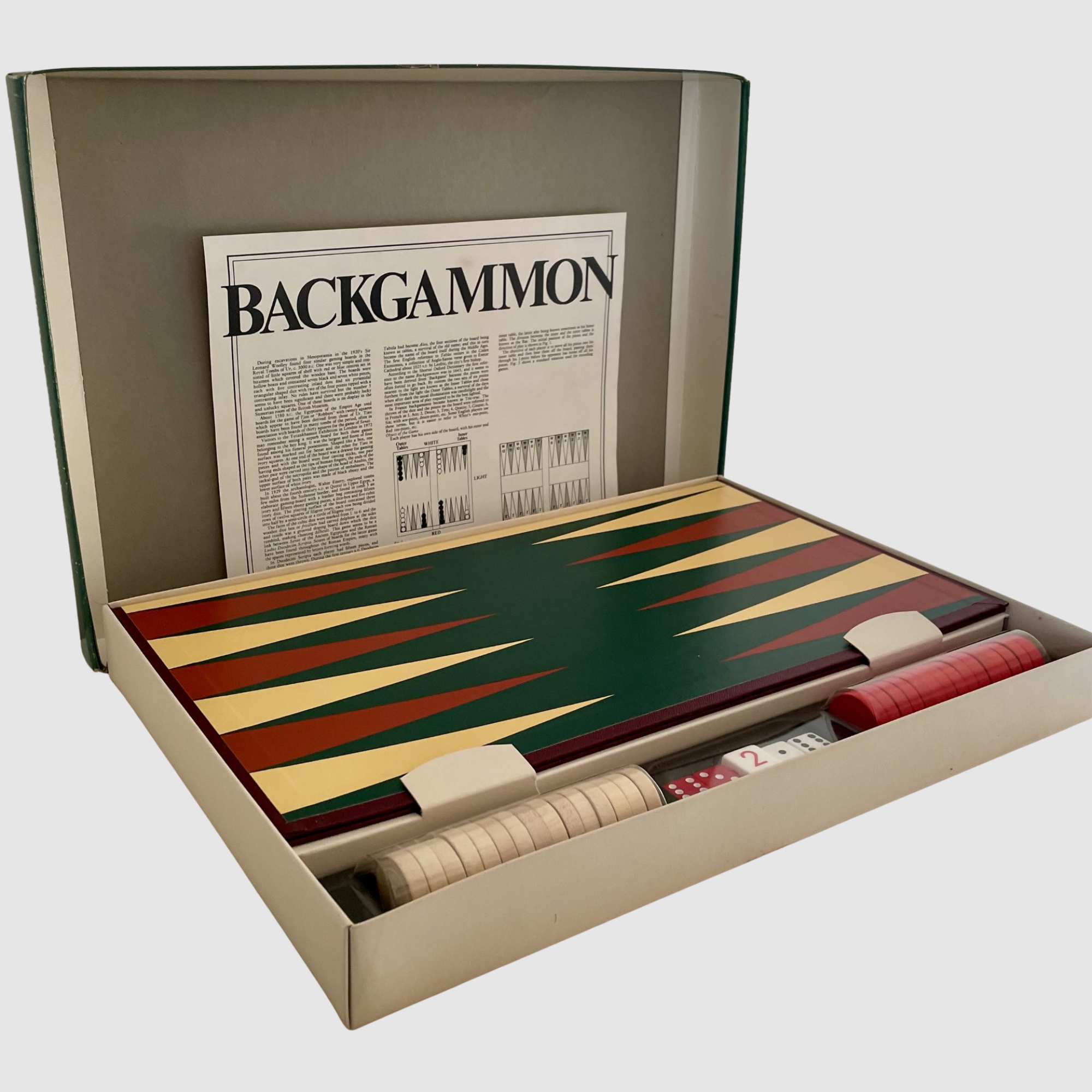 Backgammon Board Game - Michael Stanfield 1970s