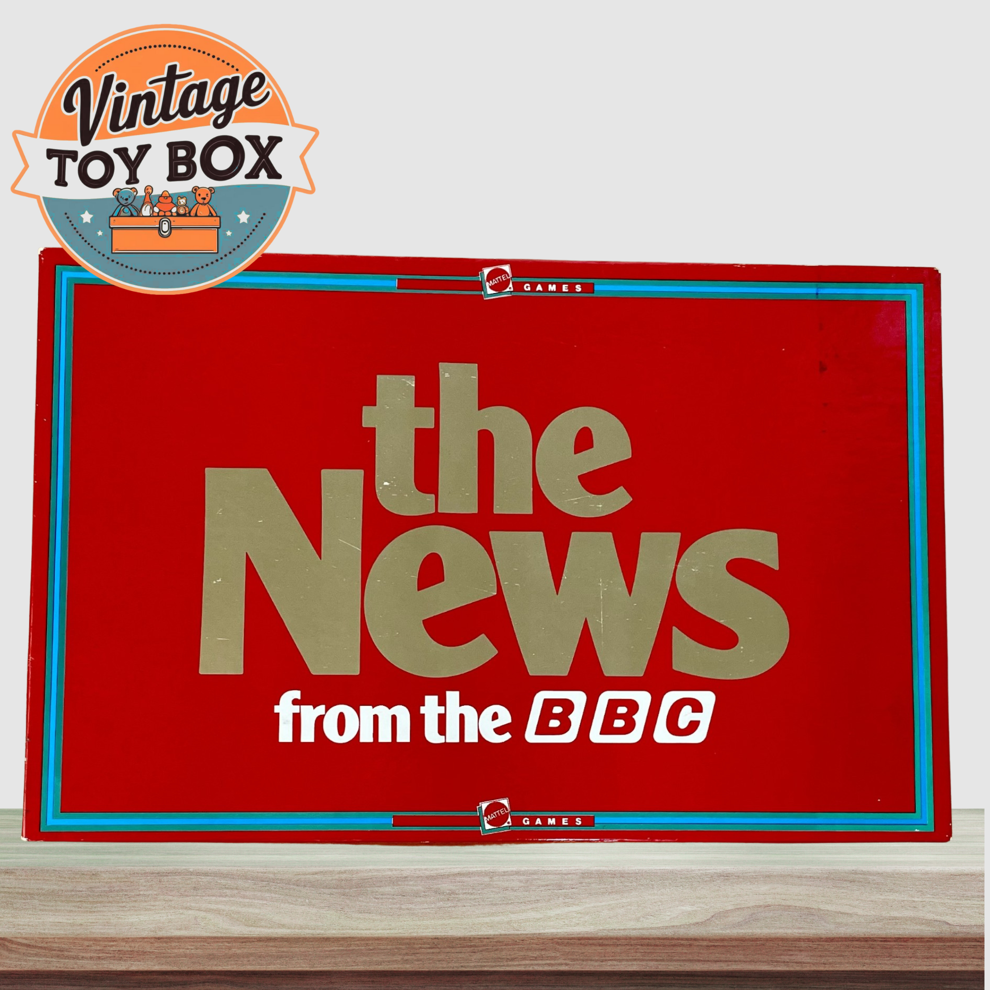 The News from the BBC Board Game - Mattel 1987