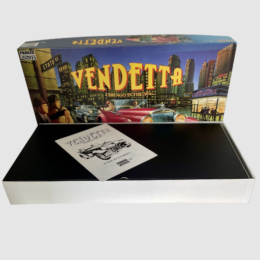 Vendetta: Chicago in the 30s Board Game - Parker 1990