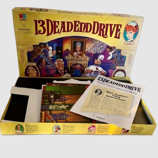 13 Dead End Drive Board Game - MB 1993