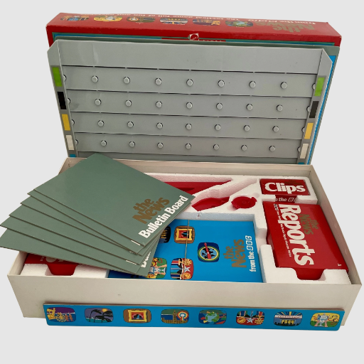 The News from the BBC Board Game - Mattel 1987