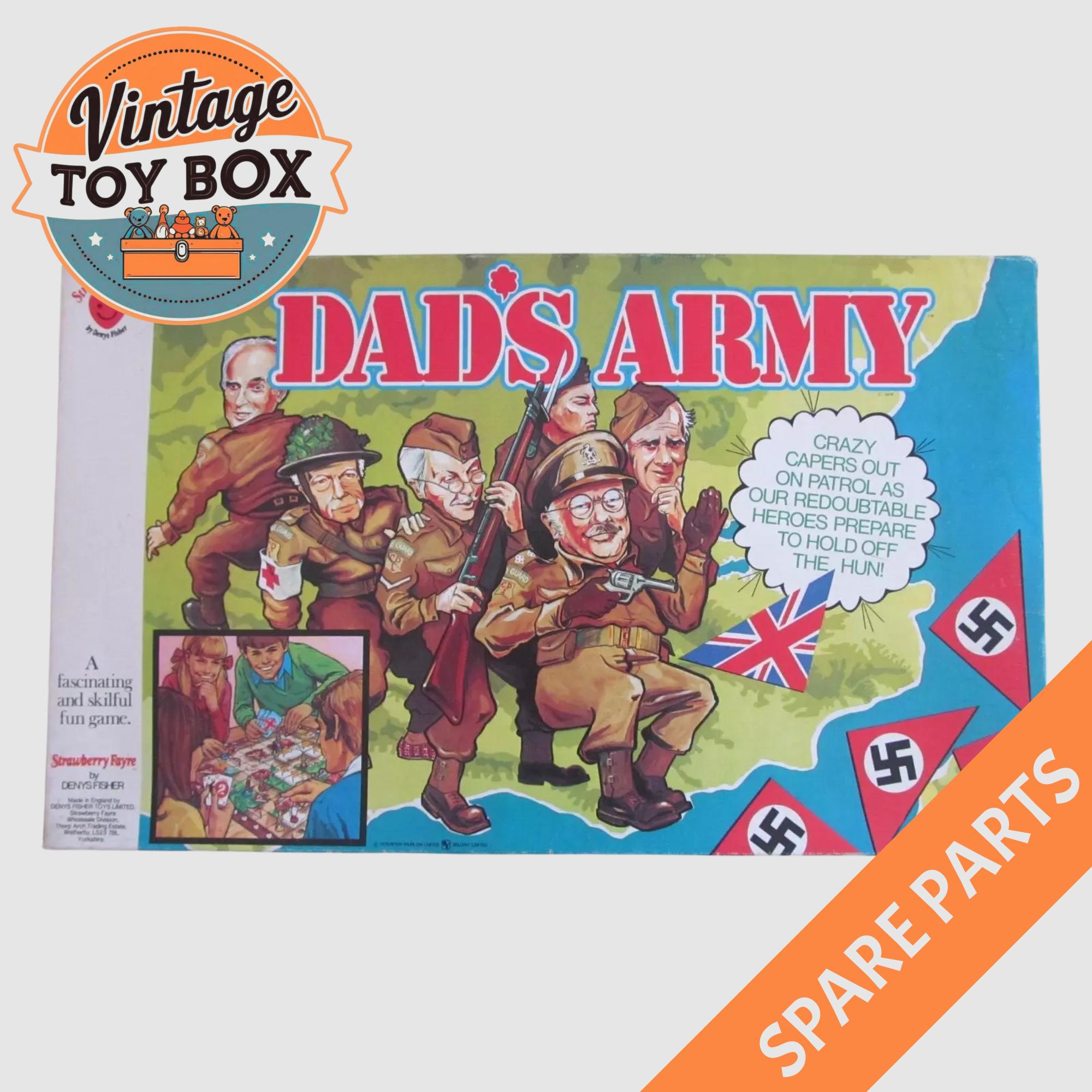 Dads Army Board Game - Denys Fisher 1974 Spare Parts
