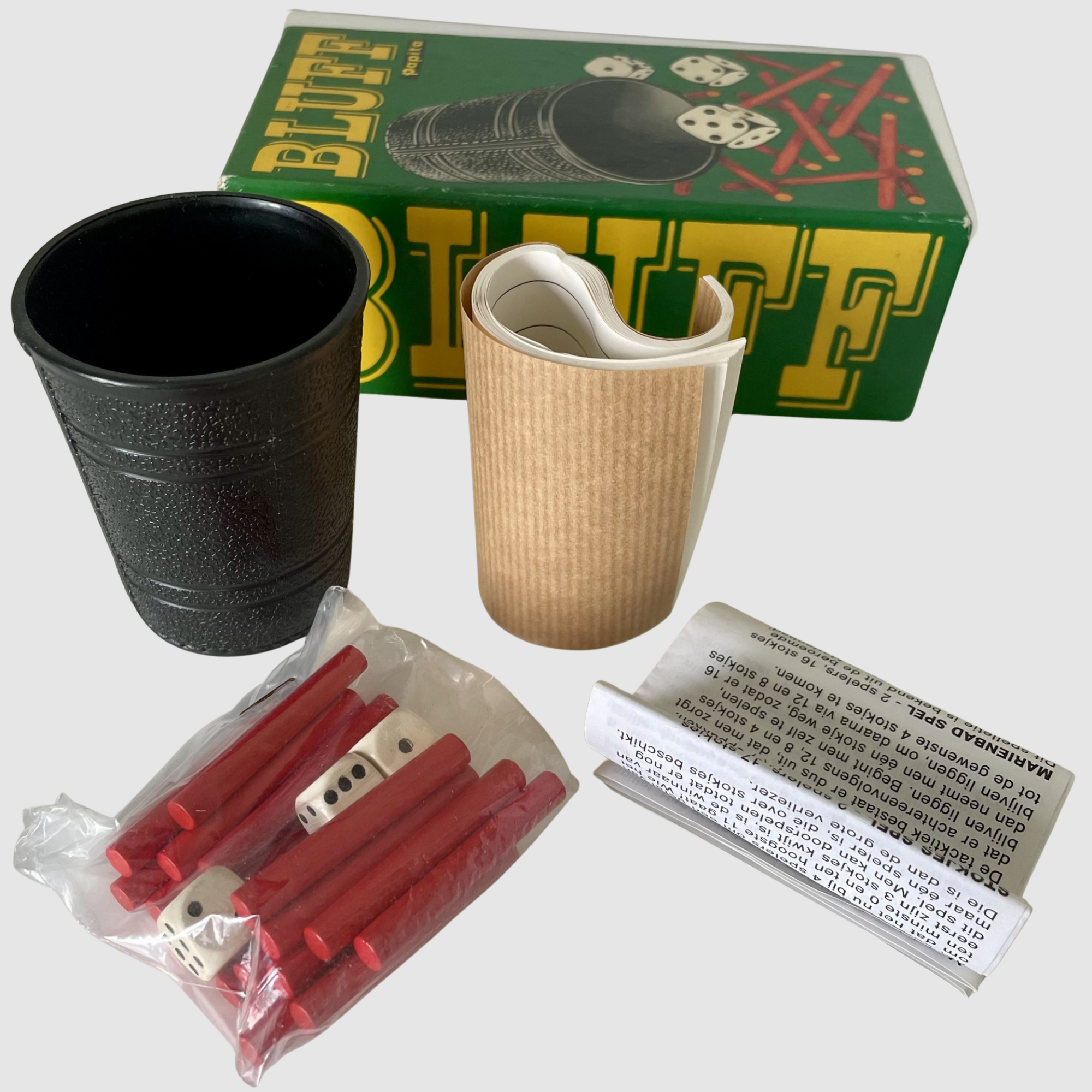 Bluff Dice Game by Papita 1977