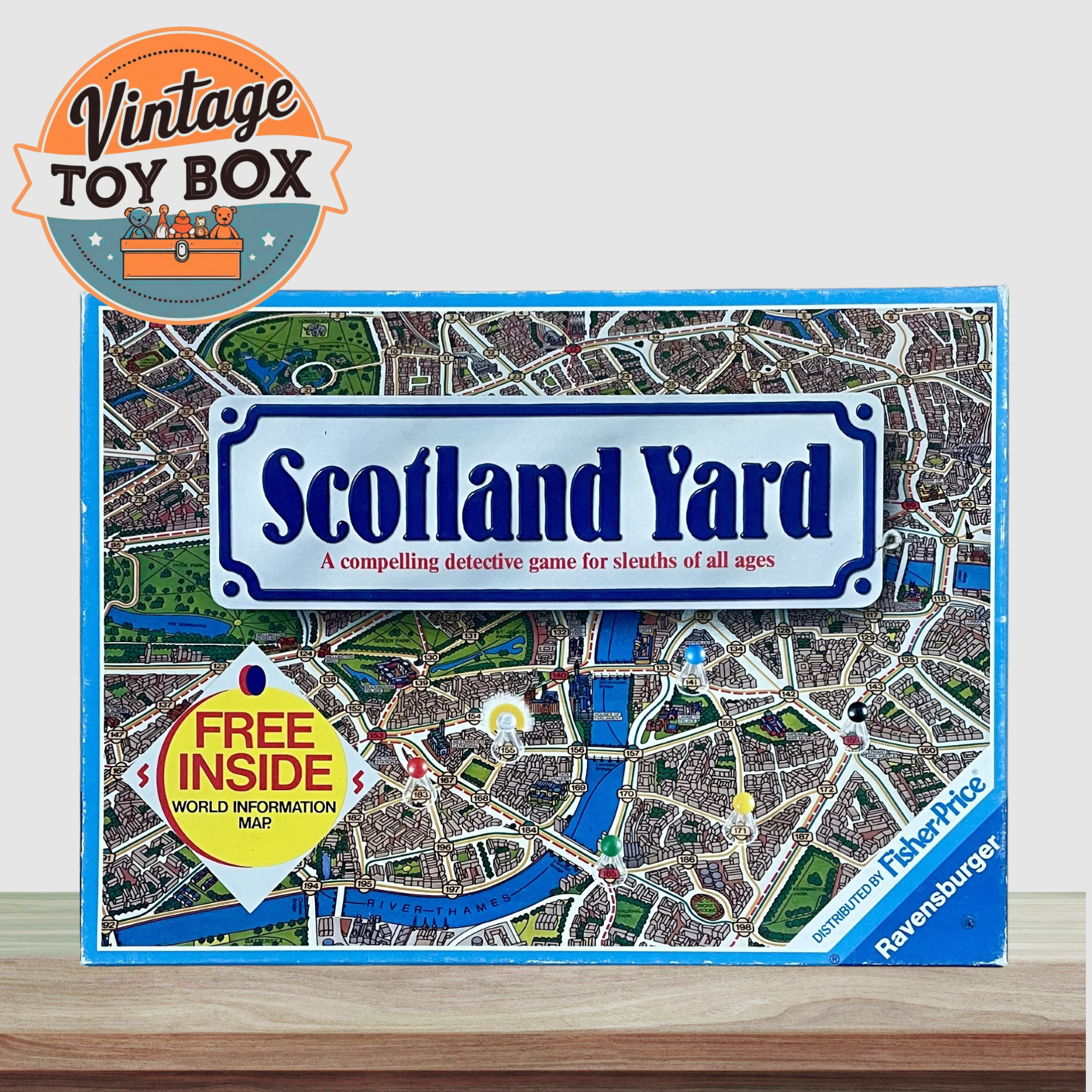 Scotland Yard Board Game - Ravensburger 1983