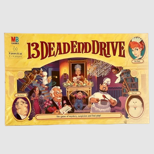 13 Dead End Drive Board Game - MB 1993