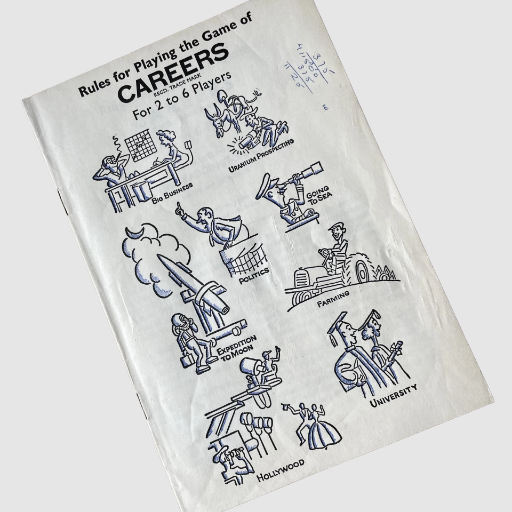 Careers Board Game - Parker 1955 Spare Parts