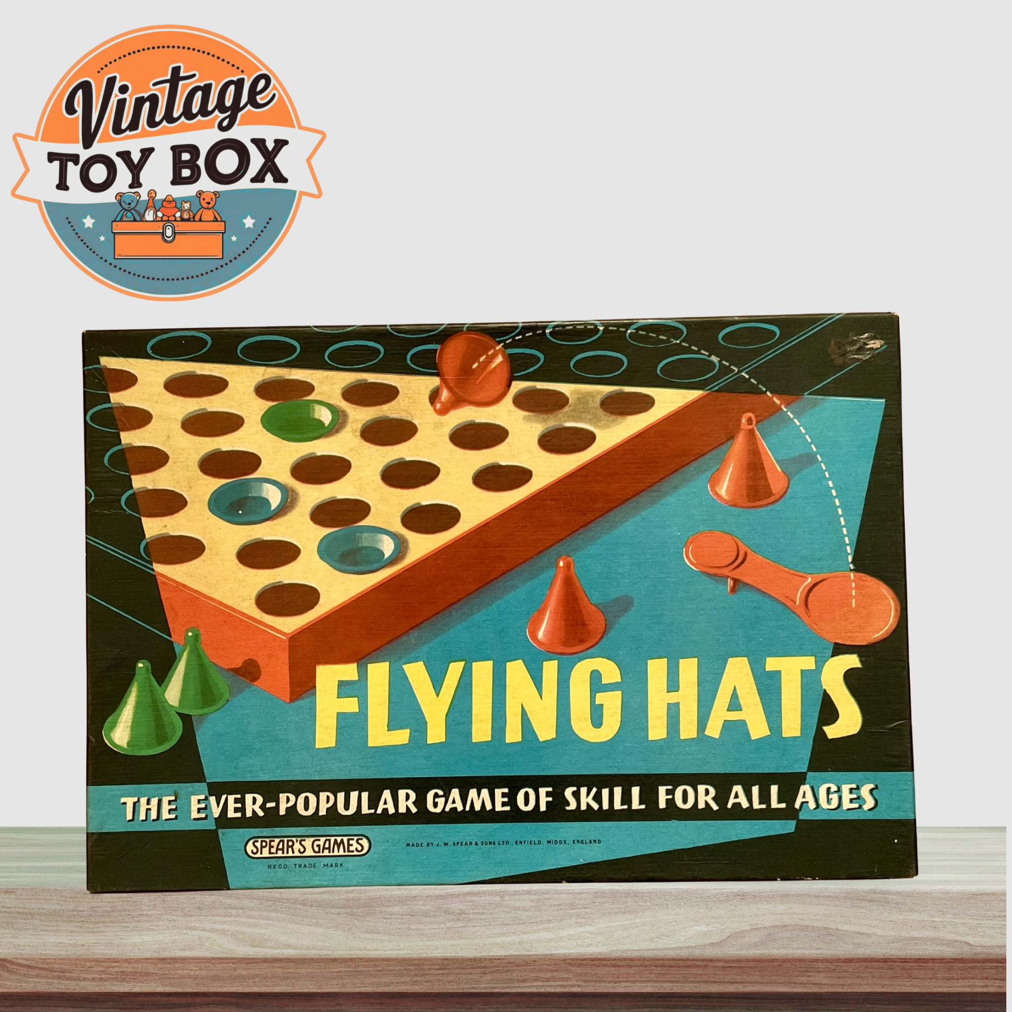 Vintage Flying Hats Game - Spears 1960s