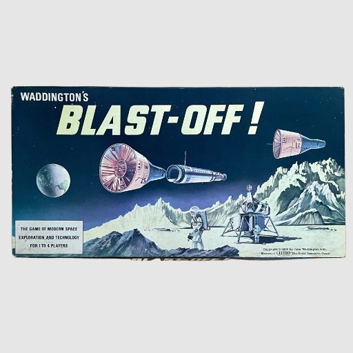 Waddington's Blast-Off! Board Game - Waddingtons 1969